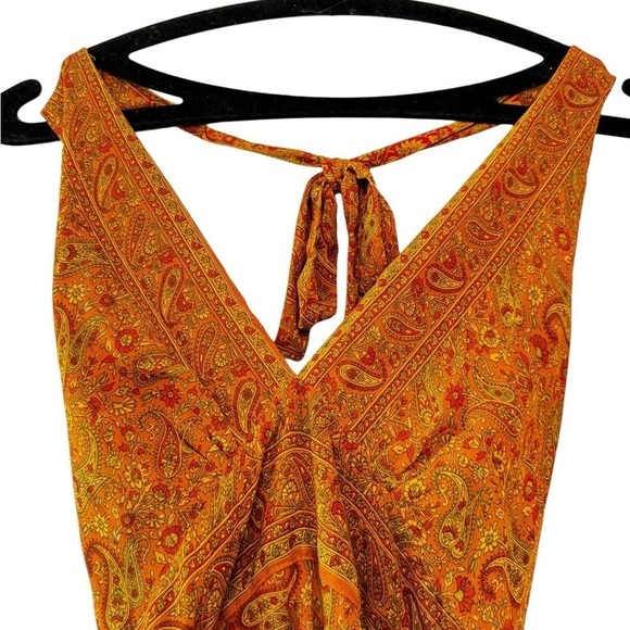 Silk Blend Smocked Back Sundress - Picture 3 of 10